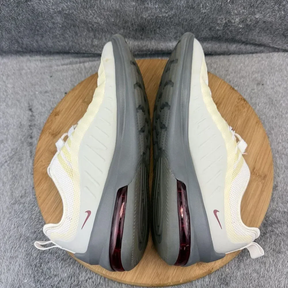 Nike Air Max Axis Shoes Mens Size 9.5 White Gray Running AA2146-102 Sneakers